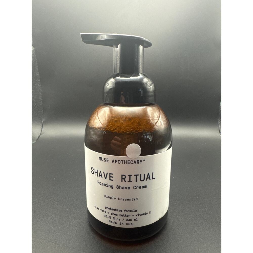 Muse Apothecary Shave Ritual Foaming Shave Cream 11.5 Fl Oz